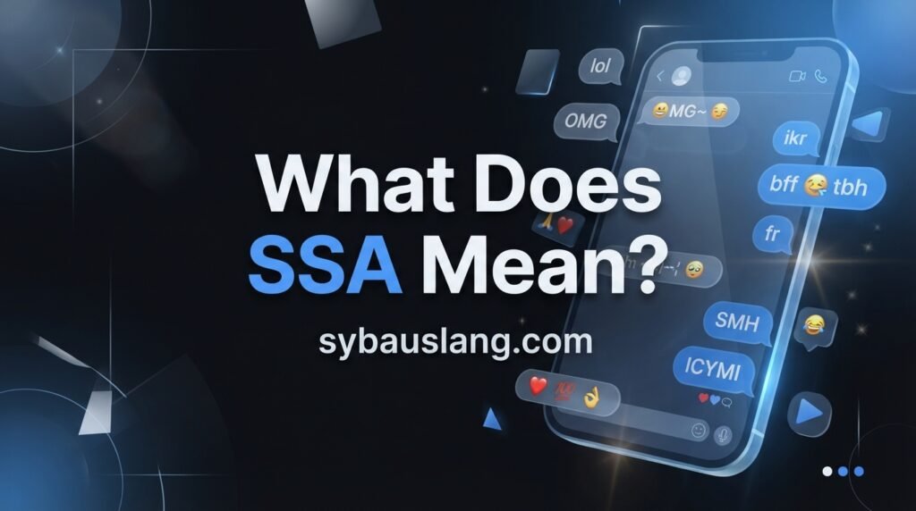 What Does SSA Mean? TikTok, Texting & Slang Explained