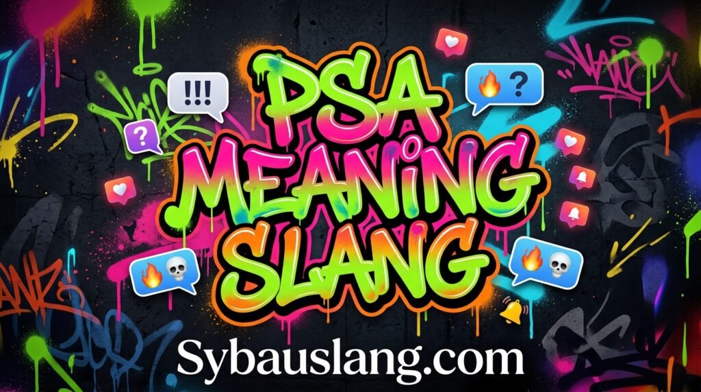 PSA Meaning Slang Serious, Funny, and Sarcastic Uses Explained